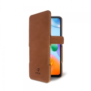 Чехол книжка Stenk Prime для Xiaomi Redmi 10C Camel