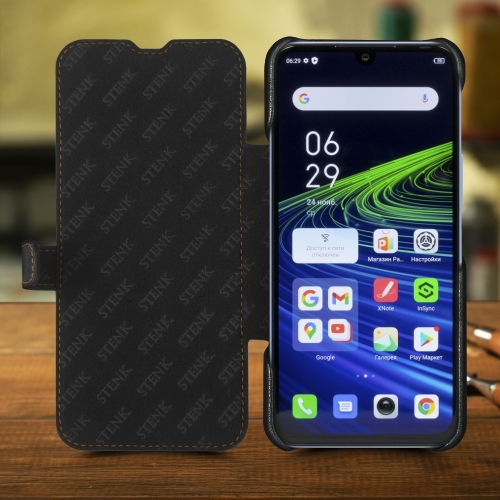 чехол-книжка на Infinix Note 11 Черный Stenk Premium фото 2