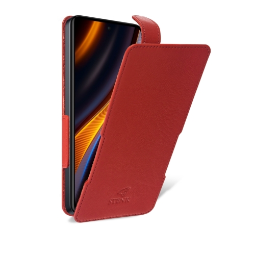 чехол-флип на Xiaomi Poco X4 GT Красный Stenk Prime фото 2