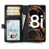 Чехол книжка Stenk Premium Wallet для Realme 8i Чёрный