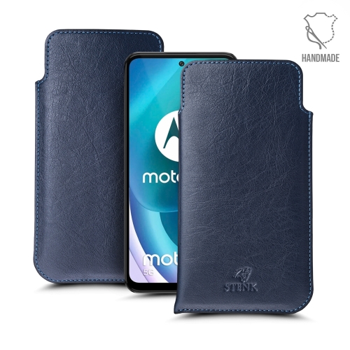 чехлы-футляры на Motorola Moto G71 5G Синий Stenk Elegance фото 1