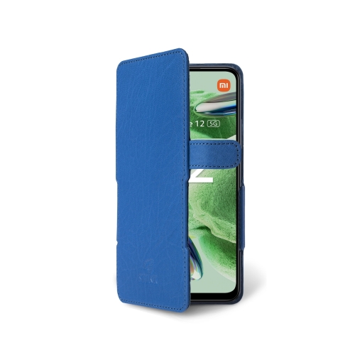 чехол-книжка на Xiaomi Redmi Note 12 5G Ярко-синий  Prime фото 2