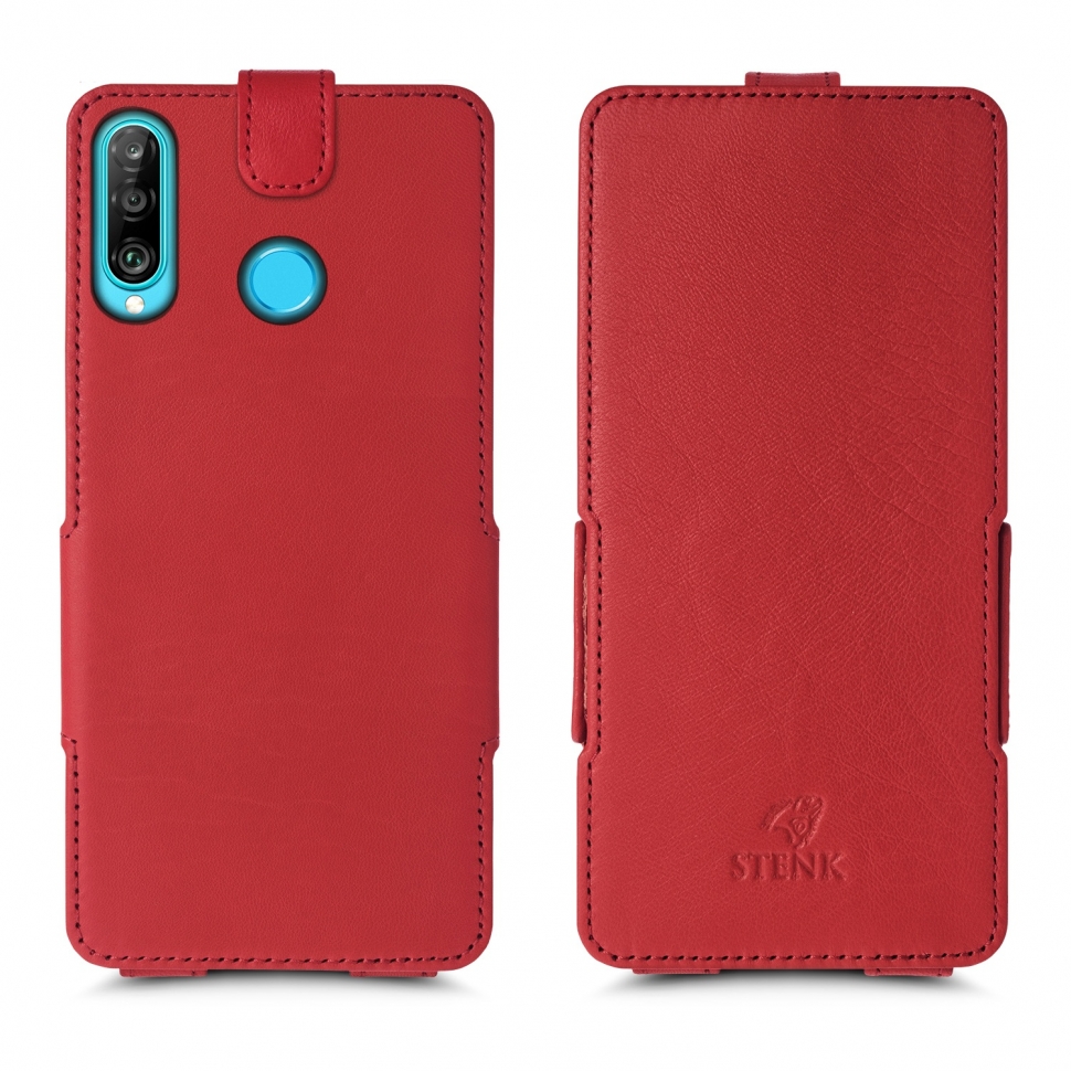 

Чехол флип Stenk Prime для Huawei P30 Lite Красный