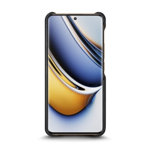 Шкіряна накладка Stenk Reptile Cover для Realme 11 Pro Чорна