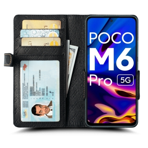 чохол-книжка на Xiaomi Poco M6 Pro Чорний Stenk Wallet фото 2