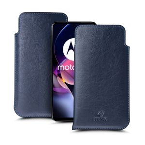 Футляр Stenk Elegance для Motorola Moto G54 Синій