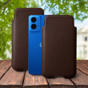 Футляр Stenk Sportage для Motorola Moto G45 Коричневый