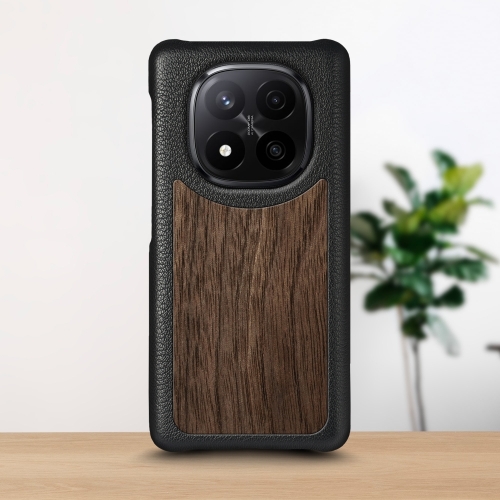 бампер на Xiaomi Redmi Note 14 Pro Plus 5G Чорний Stenk WoodBacker фото 1