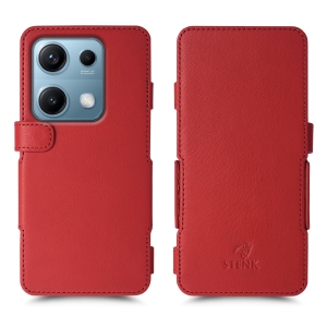 Чехол книжка Stenk Prime для Xiaomi Redmi Note 14S Красный