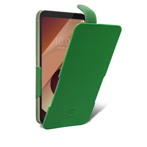 чохол-фліп на LG Q6 Зелений Stenk Prime фото 2