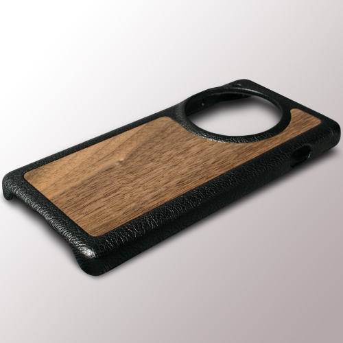 бампер на OnePlus 12 Чорний Stenk WoodBacker фото 3