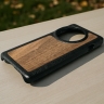 Шкіряна накладка Stenk WoodBacker для OnePlus 12 Чорний Шкіряна накладка Stenk WoodBacker для OnePlus 12 Чорний