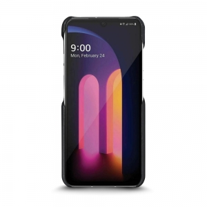 Шкіряна накладка Stenk Reptile Cover для LG V60 ThinQ Чорна