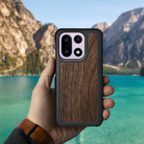 бампер на OnePlus 15 Черный Stenk WoodBacker фото 3