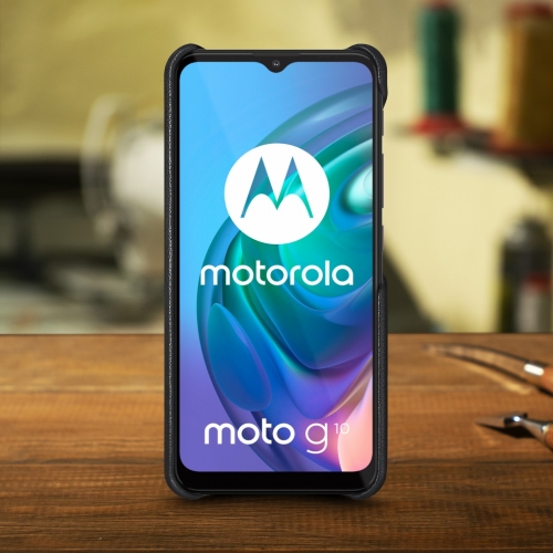 бампер на Motorola Moto G10 Черный Stenk Cover WoodBacker фото 2