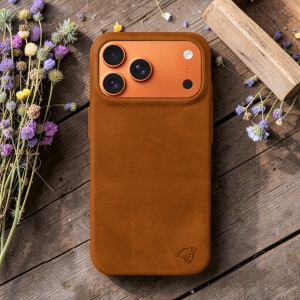 Накладка Stenk Cover Crazy Horse для Apple iPhone 17 Pro Max Cаmel