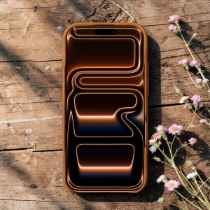 Накладка Stenk Cover Crazy Horse для Apple iPhone 17 Pro Max Cаmel