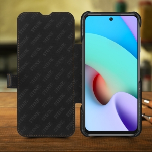 Чехол книжка Stenk Premium для Xiaomi Redmi 10 Чёрный