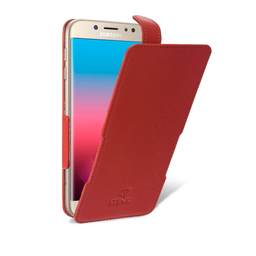 чохол-фліп на Samsung Galaxy J7 Pro Червоний Stenk Prime фото 2
