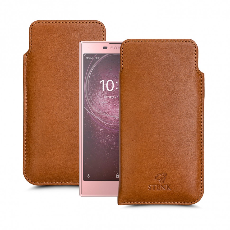 

Футляр Stenk Elegance для Sony Xperia L2 Camel, Светло-коричневый