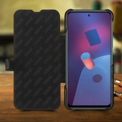 чехол-книжка на Infinix Hot 11s NFC Черный Stenk Premium фото 2