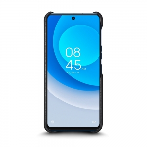 Шкіряна накладка Stenk Reptile Cover для TECNO Camon 19 Pro Чорна