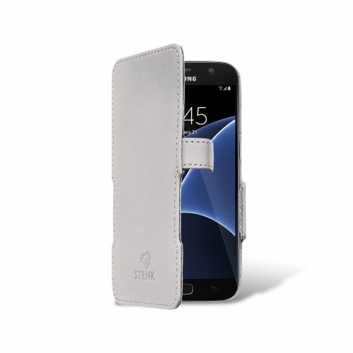 чехол-книжка на Samsung Galaxy S7 Белый Stenk Prime фото 2