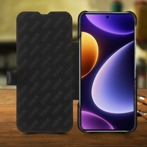 чехол-книжка на Xiaomi Redmi Note 12 Turbo Черный Stenk Premium фото 2