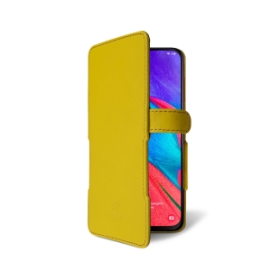 Чехол книжка Stenk Prime для Samsung Galaxy A40 Желтый