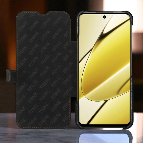 чехол-книжка на Realme 11 5G Черный Stenk Premium фото 2
