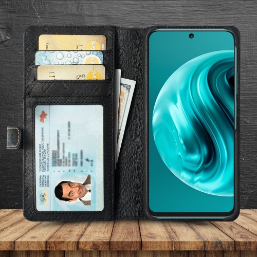 чохол-гаманець на HuaWei Nova 12i Чорний Stenk Premium Wallet фото 2