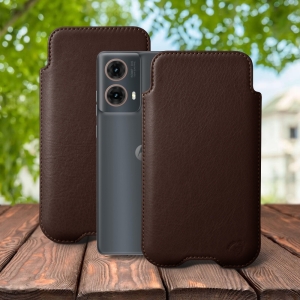 Футляр Stenk Sportage для Motorola Moto G85 Коричневый