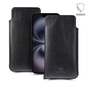 Футляр Stenk Elegance для Apple iPhone 16 Plus Чёрный