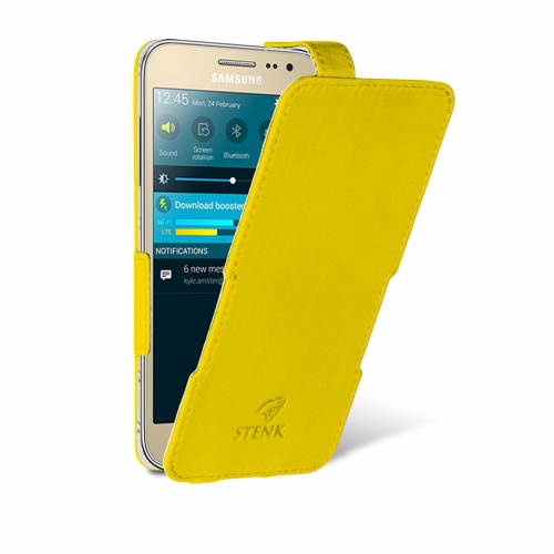 чохол-фліп на Samsung Galaxy J2 Жовтий Stenk Сняты с производства фото 2