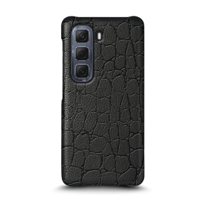 Шкіряна накладка Stenk Reptile Cover для Infinix Hot 50 5G Чорний