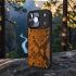 Накладка SkinBacker Mini Python Scales для Apple iPhone 17 Pro Коричневий