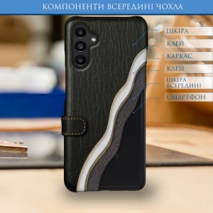 Чохол книжка Stenk Premium для Samsung Galaxy A13 Чорний