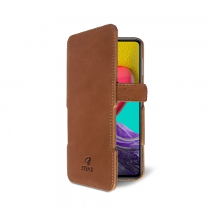 Чохол книжка Stenk Prime для Samsung Galaxy M53 5G Camel
