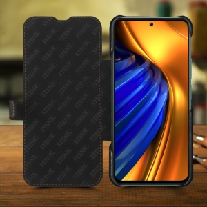Чехол книжка Stenk Premium для Xiaomi Poco F4 Чёрный