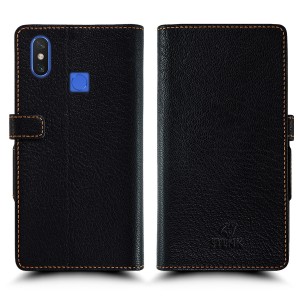 Чехол книжка Stenk Wallet для Xiaomi Mi Max 3 Чёрный