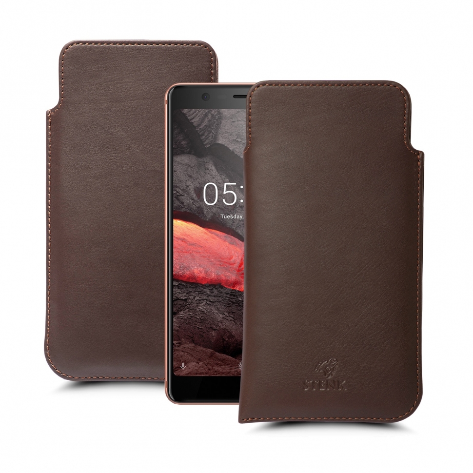 

Футляр Stenk Elegance для Nokia 5.1 Коричневый