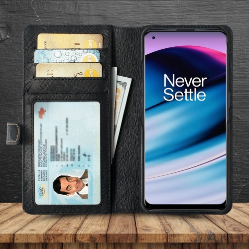чохол-гаманець на OnePlus Nord N20 5G Чорний Stenk Premium Wallet фото 2