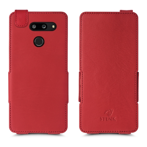чехол-флип на LG G8 ThinQ Красный Stenk Prime фото 1