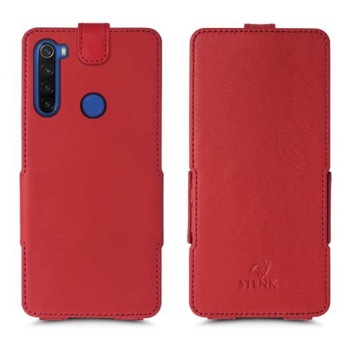 чехол-флип на Xiaomi Redmi Note 8 Красный Stenk Prime фото 1