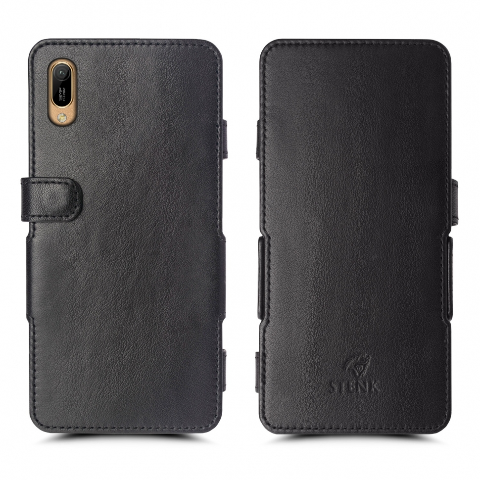 

Чехол книжка Stenk Prime для Huawei Y6 (2019) Чёрный, Черный