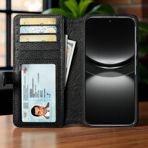 чохол-гаманець на HuaWei Nova 12s Чорний Stenk Premium Wallet фото 2