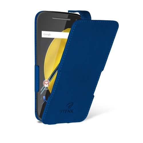 чохол-фліп на Motorola Moto E (2nd Gen) Синій Stenk Сняты с производства фото 2