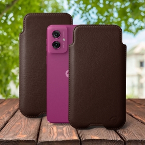 Футляр Stenk Sportage для Motorola Moto G55 Коричневый
