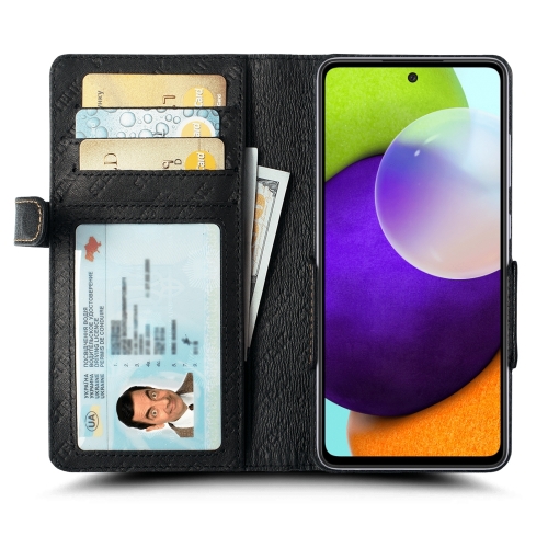 чохол-книжка на Samsung Galaxy A52 Чорний Stenk Wallet фото 2