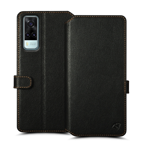 чохол-гаманець на Vivo Y31 Чорний Stenk Premium Wallet фото 1